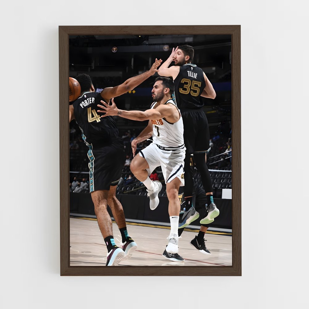 Poster Playoffs en Action – affiche Basketball (vue 5)